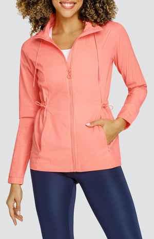 Nola Water Resistant Jacket - Melon Punch