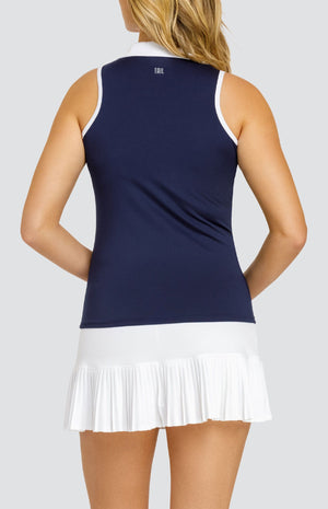 Sakura Tank - Navy Blue